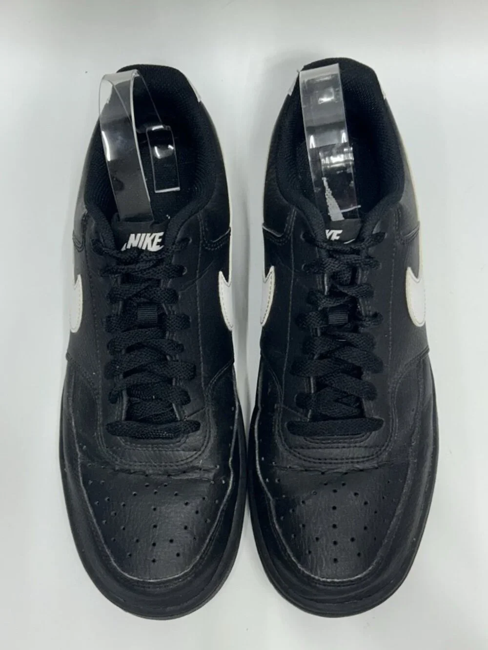 Nike Court Vision Low Next Nature Mens Size 9.5 EU43 Black White FZ0630-010
